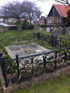 The Garrett family plot, Aldeburgh parish churchyard